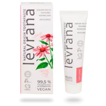 паста зубная LEVRANA Противокариесная, 100 мл