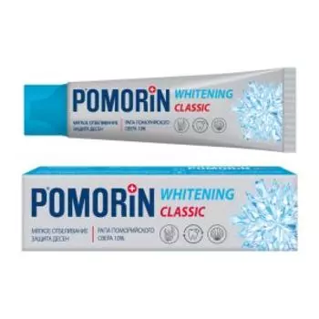 Паста зубная Pomorin Classic Мягкое отбеливание, 100 мл