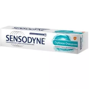 паста зубная SENSODYNE для чувствительных зубов Глубокое очищение, 75мл