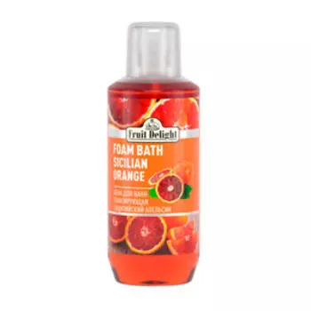 Пена для ванн Fruit Delight Тонизирующая, сицилийский апельсин, 1л
