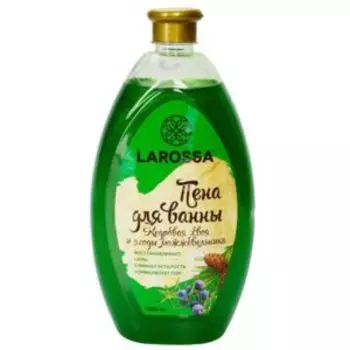 Пена для ванн La Rossa Кедровая хвоя и ягоды можжевельника, восстанавливающая, 1 л