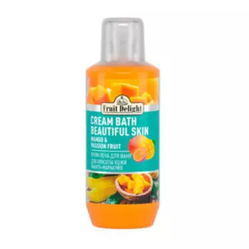 Пена-крем для ванн Fruit Delight для красоты кожи, манго-маракуйя, 1 л
