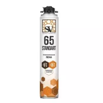Пена монтажная профессиональная всесезонная SV Standart 65, 670 мл
