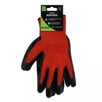 Перчатки Oktan Sense универсальные, размер 9, красный с черным