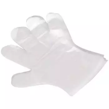 Перчатки ПНД стандартные, размер М, 100 шт