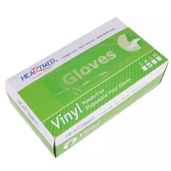 Перчатки виниловые, 100 шт, размер M