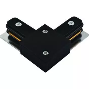 переходник для трековой системы ARTE LAMP Track Accessories A120006, угловой, 220В, пластик, медь, черный