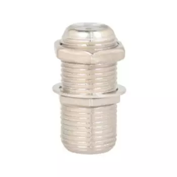 Переходник F гнездо/F гнездо, бочка с гайкой