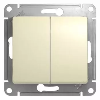 переключатель 2-клавишный Glossa Schneider Electric