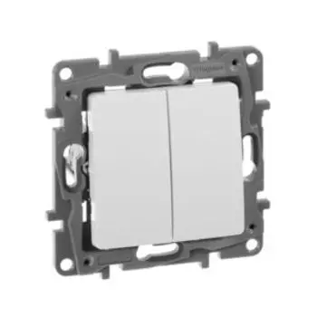 переключатель двуклавишный ETIKA