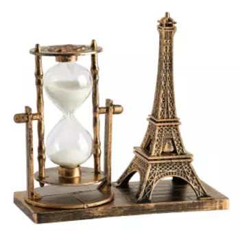 Песочные часы Эйфелева башня, 15.5х6.5х16 см, сувенир