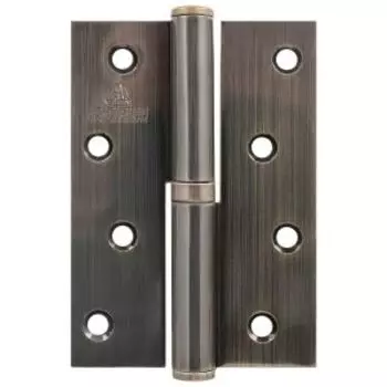 Петля Adria левая, 100х70х2.5 мм, сталь, старинная бронза