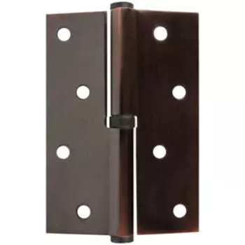 Петля Adria левая, 100х70х2.5 мм, сталь, старая медь