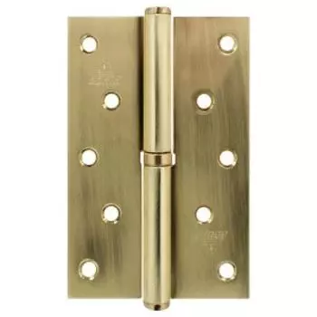 Петля Adria левая, 120х80х2.5 мм, сталь, матовое золото