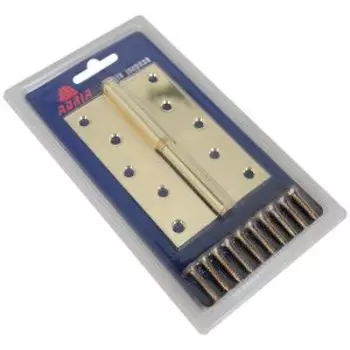 Петля Adria левая, 120х80х2.5 мм, сталь, золото