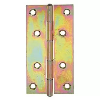 Петля GAH ALBERTS, 100x48мм, желтая, оцинкованная