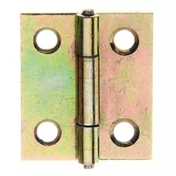 Петля GAH ALBERTS, 25,5х22мм, желтая, оцинкованная