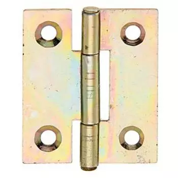 Петля GAH ALBERTS, 31,5х24мм, желтая, оцинкованная