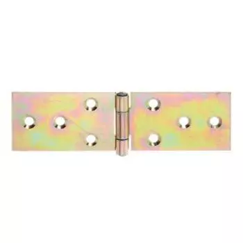 Петля GAH ALBERTS, 35х120,5мм, желтая, оцинкованная