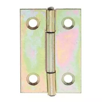 Петля GAH ALBERTS, 38х26мм, желтая, оцинкованная