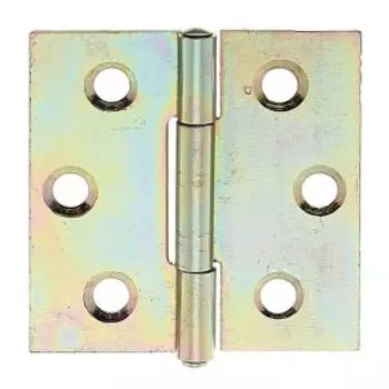 Петля GAH ALBERTS, 38х38мм, желтая, оцинкованная