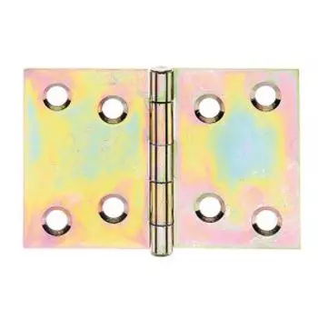 Петля GAH ALBERTS, 50х73мм, желтая, оцинкованная