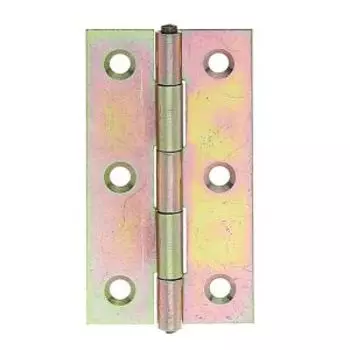 Петля GAH ALBERTS, 64x34 мм, оцинкованная, желтый