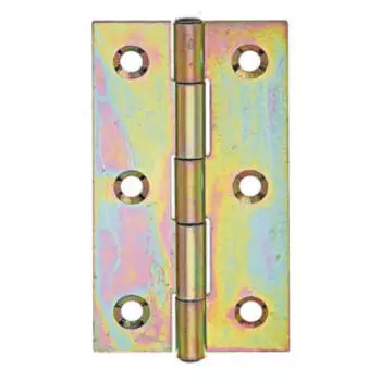 Петля GAH ALBERTS, 82x44 мм, оцинкованная, желтый