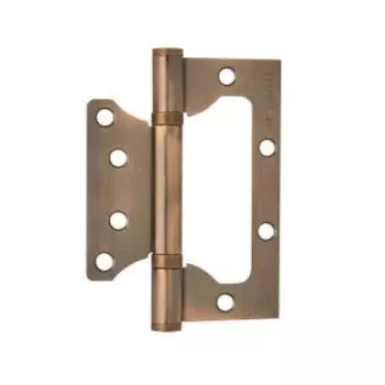 Петля накладная универсальная НОРА-М 800-4 FHP-STD, 100х75х2.5 мм, старая медь