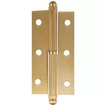 Петля оконная съемная правая, латунная, 63 мм