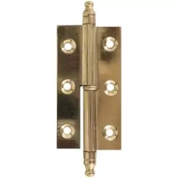 Петля съемная оконная левая, 63 мм, латунная