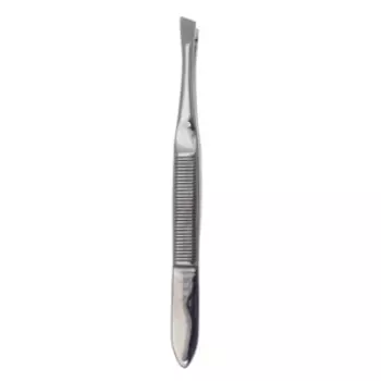 Пинцет Togu скошенный, серебро