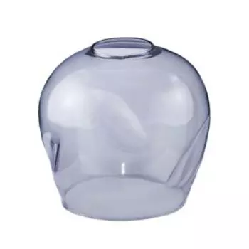 Плафон Элетех Ладера, Е27, 127 мм, стекло, мятый, дымчатый