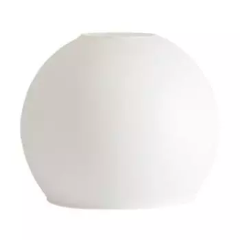 Плафон Элетех Полусфера, Е27, 130 мм, стекло, белый