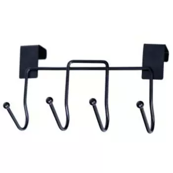 Планка навесная Лофт, 4 крючка, 18х8х11 см, металл