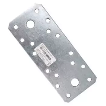 Пластина перфорированная, 135х55х2,5 мм, оцинкованная