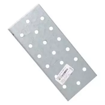 Пластина перфорированная, 140х60х2 мм, оцинкованная