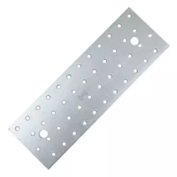 Пластина перфорированная, 240х80х2 мм, оцинкованная