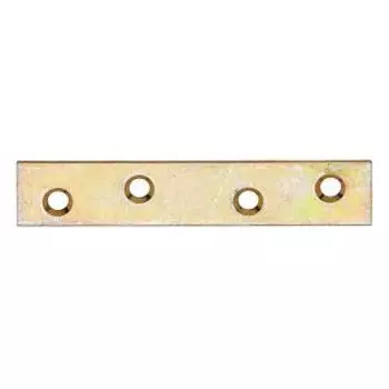 Пластина перфорированная, 80х15х1,75 мм, оцинкованная