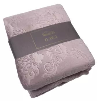 Плед Belezza Кристалл, 200x220 см, микрофибра, шоколадный