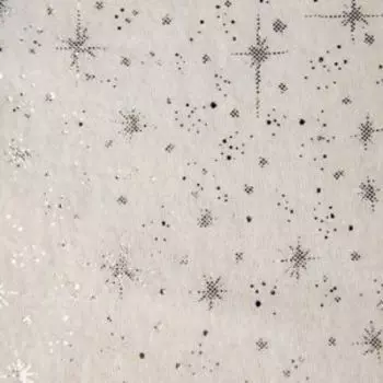 плед BELEZZA Праздник, размер 120х150 см, флис, белый, 100% п/э