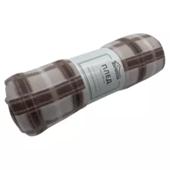 Плед Belezza Sherlock, 140х200 см, флис, бежевый