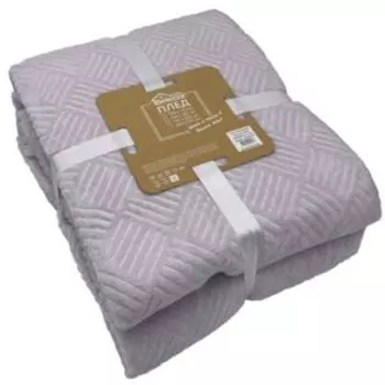 Плед Carre, 200х220 см, микрофибра, розовый