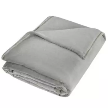 Плед Casa Conforte Tinta, 200х220 см, микрофибра, серый