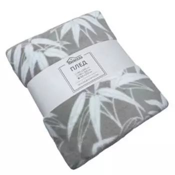 плед Indian, размер 200х220 см, микрофибра, кофейный, 100% п/э