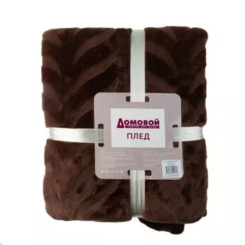 Плед Листья, 200х220 см, микрофибра