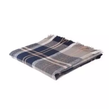 Плед Mona Liza Триумф в клетку, 140х205 см, синий