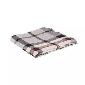 плед Триумф в клетку, размер: 140х205см, серый, 45%х/б,55%пэ, 265г/м2