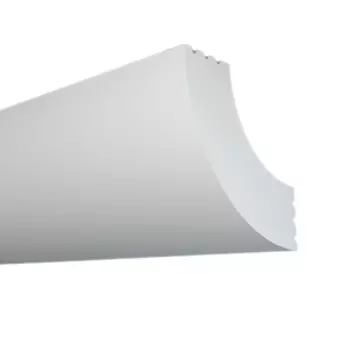 Плинтус потолочный экструдированный ПЛИНТЭКС A20/20, 20х20х2000мм, белый