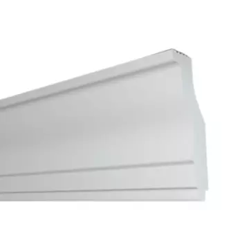 Плинтус потолочный экструдированный ПЛИНТЭКС O25/65SC, 25х65х2000мм, белый
